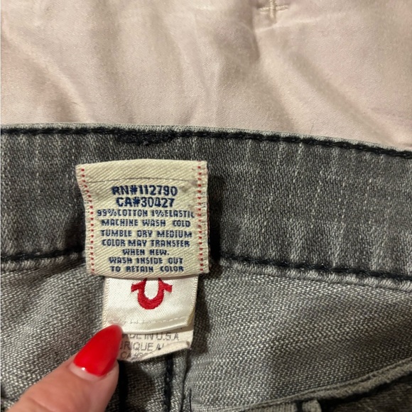 Vintage True religion, Billy big T size 30 Women's Gray Jeans - Picture 6 of 12